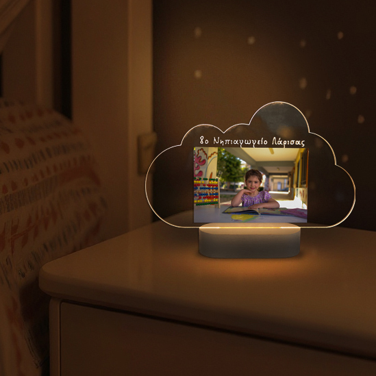 Φωτιστικό plexiglass σύννεφο